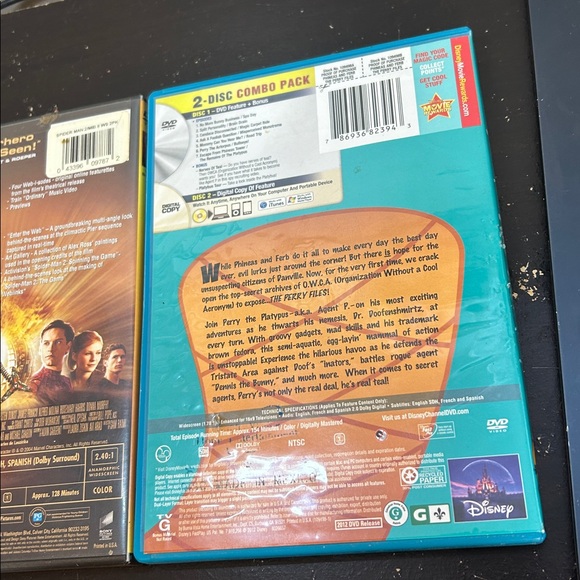 DVD Movie Lot – Harry Potter 2 Spider-Man 2 & Phineas and Ferb The Perry Files - Picture 7 of 13